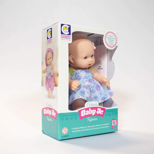 Boneca Coleção baby Junior Fofinha-Cotiplás