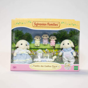 Família Dos Coelhos Floral Sylvanian Families Colorido