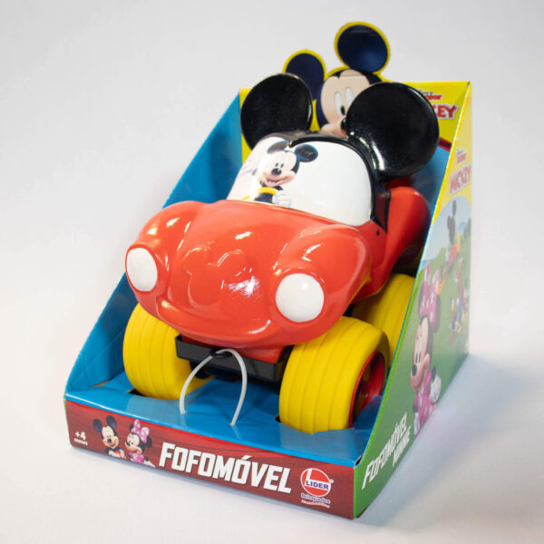 Brinquedo Veiculo Coleçao Fofomovel Mickey-Lider