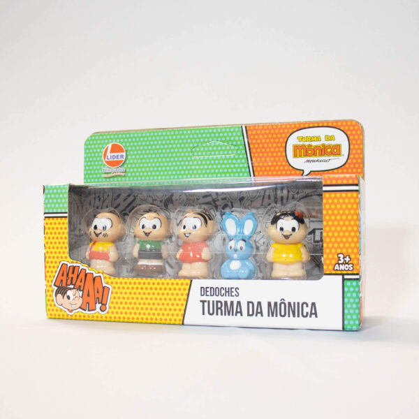 Bonecos Dedoches Turma da Mônica Líder.