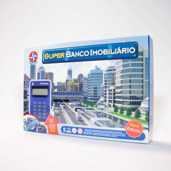 Jogo Super Banco Imobiliario Estrela Maquina De Cartao.