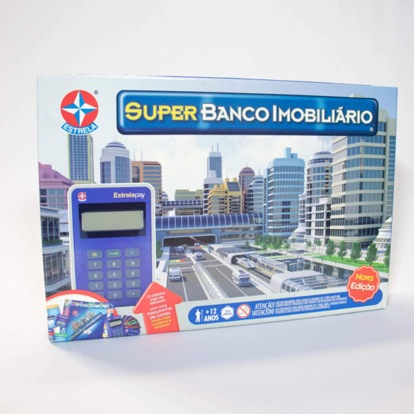 Jogo Super Banco Imobiliario-Estrela Maquina De Cartao