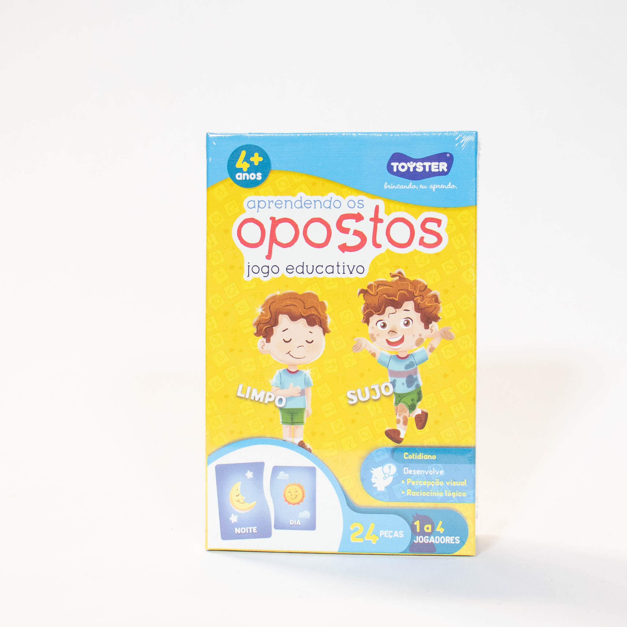 Jogo Educativo Aprendendo os Opostos 24 peças Toyster