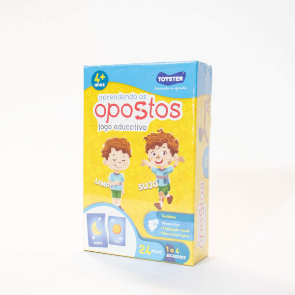 Jogo Educativo Aprendendo os Opostos 24 peças-Toyster