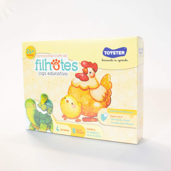 Jogo Educativo Brincando Com Os Filhotes-Toyster