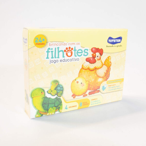 Jogo Educativo Brincando Com Os Filhotes Toyster.