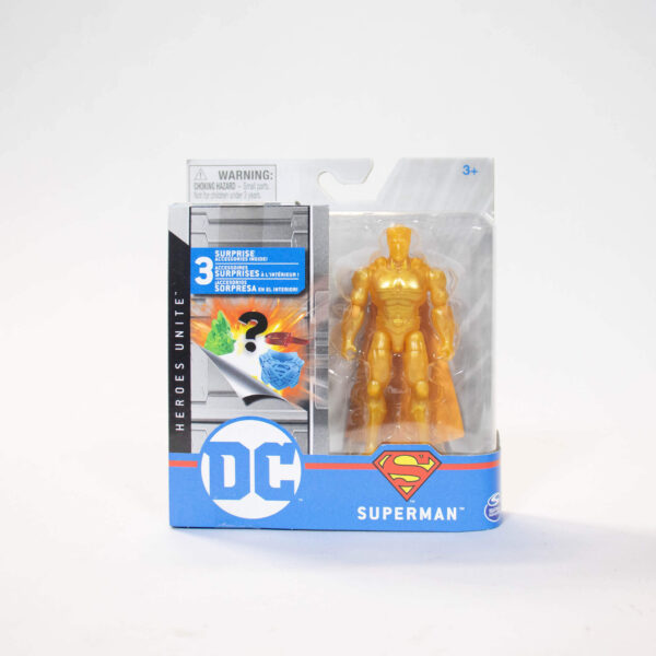 Boneco Dc Liga Da Justiça Dc Superman Dourado