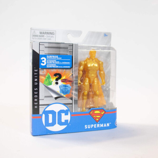 Boneco Dc Liga Da Justiça Dc-Superman Dourado