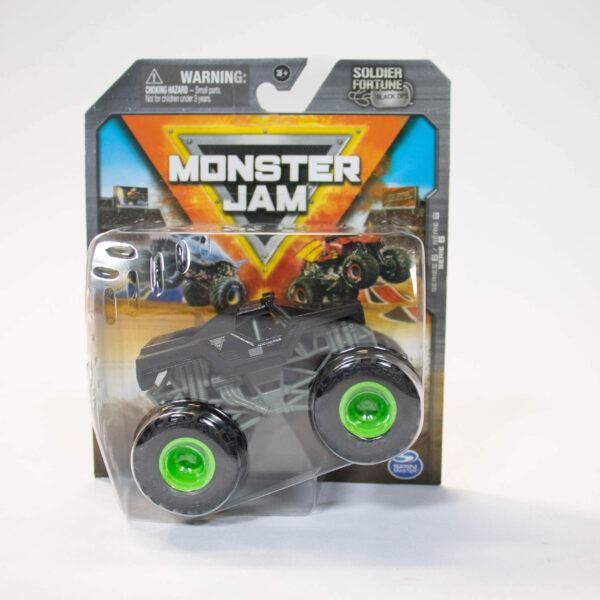 Carrinho Monster Jam Soldier Fortune Black Ops