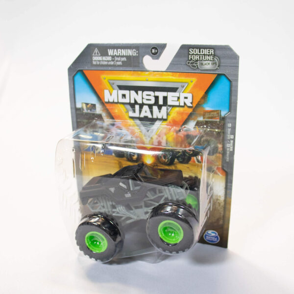 Carrinho Monster Jam-Soldier Fortune Black Ops