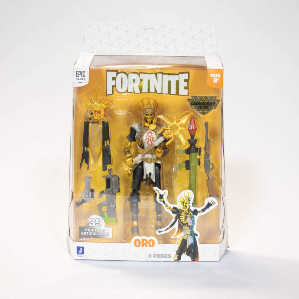 Boneco Fortnite Oro Legendary Series