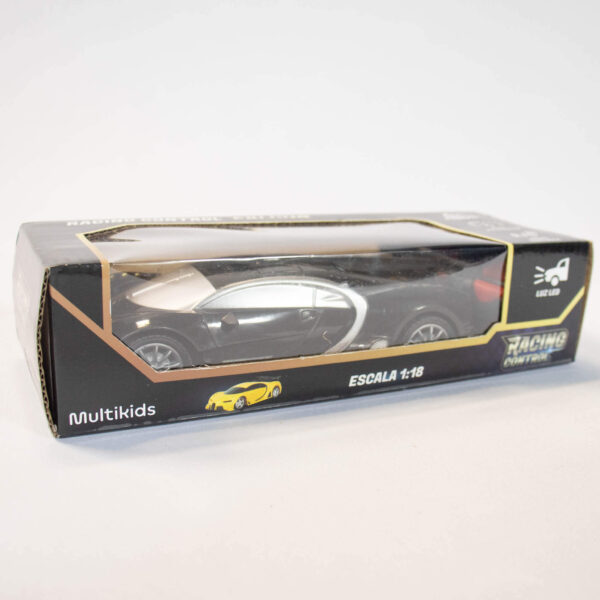 Carrinho de Controle Remoto Racing Control Falcon Preto-Multikids