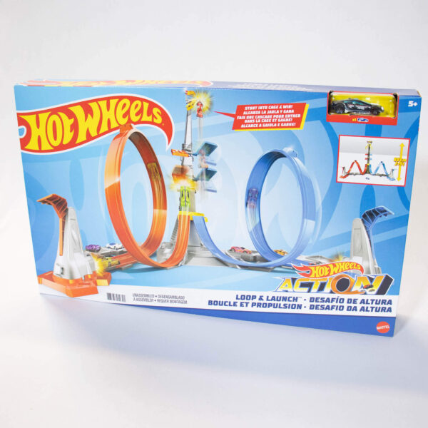 Conjunto Pista De Percurso Hot Wheels Action Desafio Da Altura Com 01 Carrinho