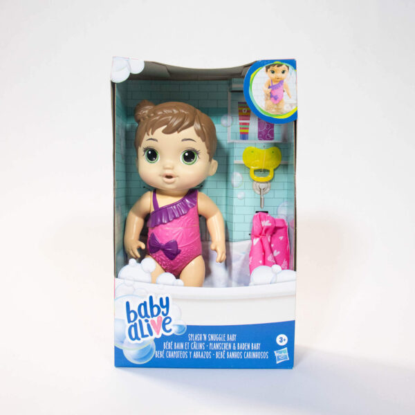 Baby Alive Morena Bebê Banhos Carinhosos