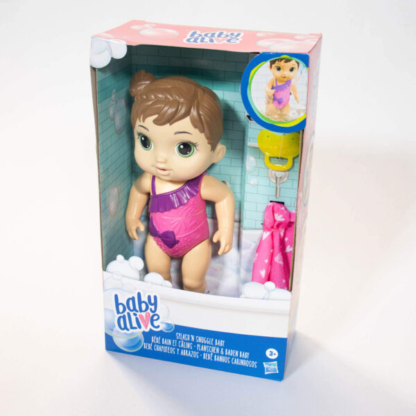 Baby Alive Morena-Bebê Banhos Carinhosos