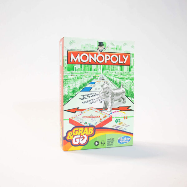 Jogo Monopoly Grab & Go Tabuleiro-Banco Imobiliário