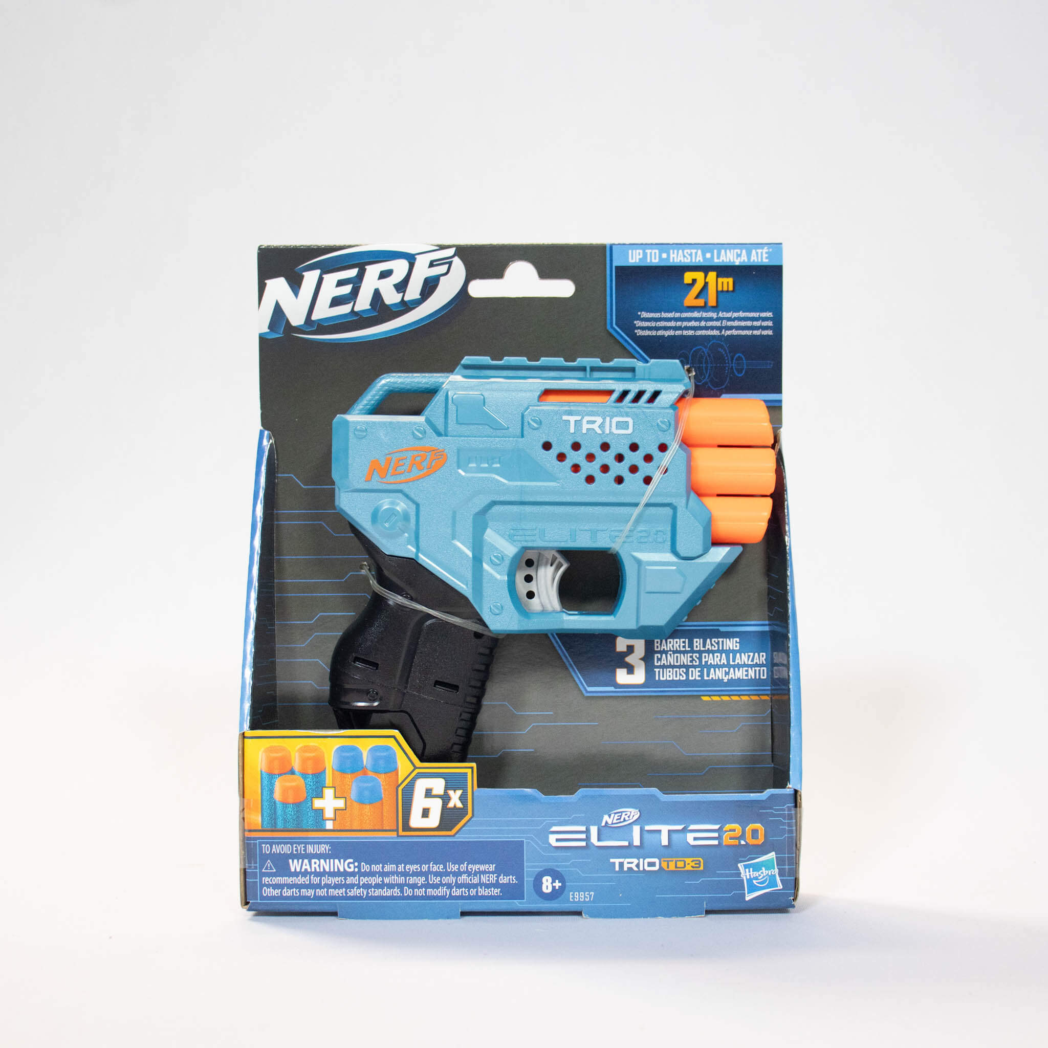 Lançador Nerf Elite 2.0 Trio TD- 3 Hasbro