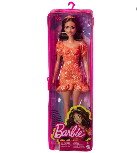 Barbie Loira Fashionista Óculos Mattel Cabelo Preto