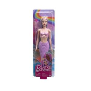 Boneca Barbie Sereia Cauda Lilás Cabelo Lilás Mattel